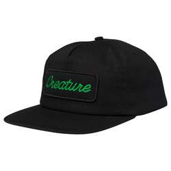 Creature Transmission 2 Snapback Mid Profile Black OS Baseball Hat