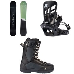 K2 Broadcast Snowboard ​+ Indy Snowboard Bindings ​+ Darko Snowboard Boots 2023