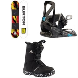 Burton Grom Snowboard ​+ Grom Snowboard Bindings ​+ Grom Boa Snowboard Boots - Kids' 2024