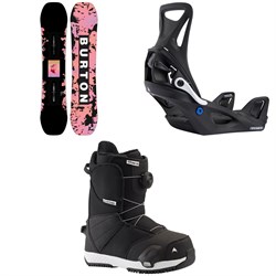 Burton Yeasayer Smalls Snowboard ​+ Step On Snowboard Bindings ​+ Zipline Step On Boots - Kids' 2023