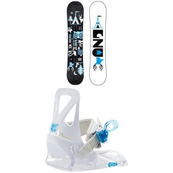 GNU Recess Asym BTX Snowboard ​+ Burton Mini Grom Snowboard Bindings - Little Kids' 2023