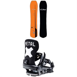 GNU Gremlin C3 Snowboard ​+ Bent Metal Axtion Snowboard Bindings 2023