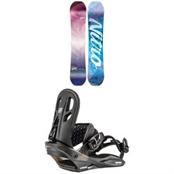 Nitro Spirit Snowboard ​+ Charger Snowboard Bindings - Kids 2022