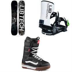 Lib Tech Box Knife C3 Snowboard ​+ Bent Metal Transfer Snowboard Bindings ​+ Vans Hi-Standard Pro Snowboard Boots 2023