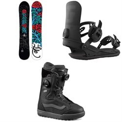Lib Tech Dynamiss C3 Snowboard ​+ Union Legacy Snowboard Binding ​+ Vans Encore Pro Snowboard Boots - Women's 2023