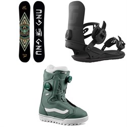 GNU Asym Ladies Choice C2X Snowboard ​+ Union Legacy Snowboard Binding ​+ Vans Encore Pro Snowboard Boots - Women's 2023