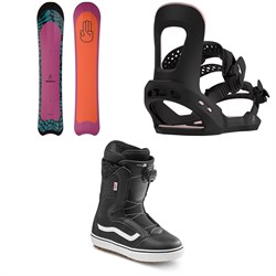 Bataleon Love Powder Snowboard ​+ Spirit Snowboard Bindings ​+ Vans Encore OG Snowboard Boots - Women's 2022