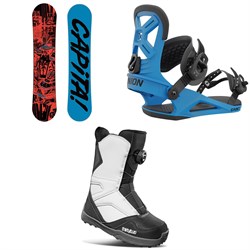 CAPiTA Scott Stevens Mini Snowboard ​+ Union Cadet Snowboard Bindings ​+ thirtytwo Kids Boa Snowboard Boots - Kids' 2023