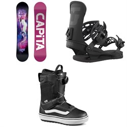 CAPiTA Jess Kimura Mini Snowboard ​+ Union Cadet Pro Snowboard Binding ​+ Vans Juvie OG Snowboard Boots - Big Kids' 2023