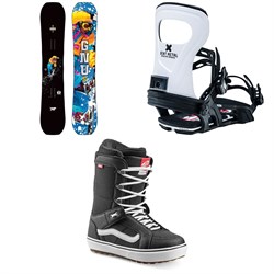 GNU Money C2E Snowboard ​+ Bent Metal Bolt Snowboard Bindings ​+ Vans Hi Standard OG Snowboard Boots 2023