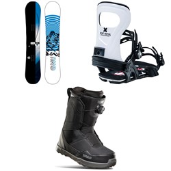 GNU GWO BTX Snowboard ​+ Bent Metal Bolt Snowboard Bindings ​+ thirtytwo Shifty Boa Snowboard Boots 2023