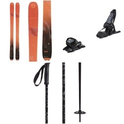 Blizzard Hustle 10 Skis ​+ Marker Griffon 13 ID Ski Bindings ​+ evo Refract Ski Poles