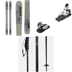 Salomon QST 92 Skis ​+ Warden MNC 13 Ski Bindings ​+ evo Merge Ski Poles