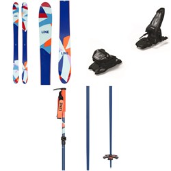 Line Skis Sir Francis Bacon Skis ​+ Marker Griffon 13 ID Ski Bindings ​+ Paintbrush Adjustable Ski Poles 2023