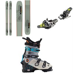 Salomon QST 106 Skis ​+ Fritschi Tecton 12 Alpine Touring Ski Bindings ​+ K2 Mindbender 120 Alpine Touring Ski Boots