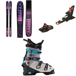 Line Skis Sick Day 104 Skis ​+ Marker Kingpin 13 Alpine Touring Ski Bindings ​+ K2 Mindbender 120 Alpine Touring Ski Boots