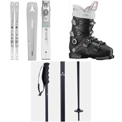 Atomic Vantage W 75 Skis ​+ M 10 GW Bindings ​+ Salomon S​/Pro HV X80 W CS GW Ski Boots - Women's ​+ evo Merge Ski Poles