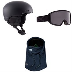 Anon Windham WaveCel Helmet ​+ Relapse Goggles ​+ MFI Fleece Helmet Hood