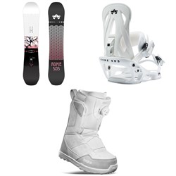 Rome Royal Snowboard 2021 ​+ Shift Snowboard Bindings  ​+ thirtytwo Shifty Boa Snowboard Boots - Women's 2022