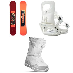 K2 Dreamsicle Snowboard  ​+ Rome Glade Snowboard Bindings - 2021 ​+ thirtytwo Shifty Boa Snowboard Boots - Women's