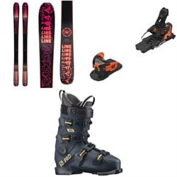 Line Skis Sick Day 94 Skis ​+ Salomon Warden MNC 13 Ski Bindings ​+ Salomon S​/Pro 100 GW Ski Boots