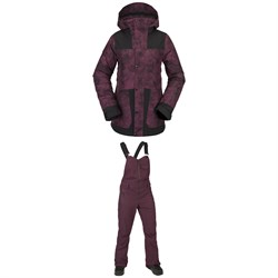 Volcom Ell Insulated GORE-TEX Jacket ​+ Swift Bib Overalls - Women's