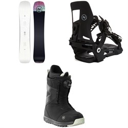Nidecker Venus Snowboard ​+ Muon-W SE Snowboard Bindings ​+ Cascade Snowboard Boots - Women's 2023