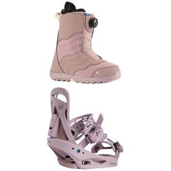 Burton Mint Boa Snowboard Boots ​+ Citizen Snowboard Bindings - Women's 2023