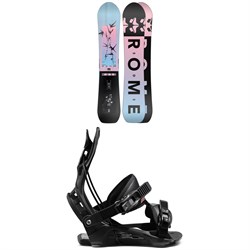 Rome Muse Snowboard ​+ Flow Juno Fusion Snowboard Bindings - Women's 2023