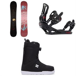 Rossignol Evader Snowboard ​+ Battle Snowboard Bindings ​+ DC Phase Boa Snowboard Boots 2023