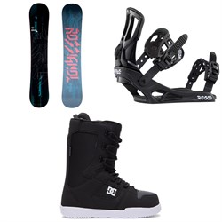 Rossignol District Snowboard ​+ Battle Snowboard Bindings ​+ DC Phase Snowboard Boots 2023