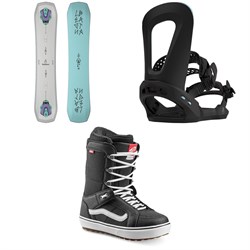 Bataleon Disaster Snowboard ​+ Chaser Snowboard Bindings ​+ Vans Hi Standard OG Snowboard Boots 2023