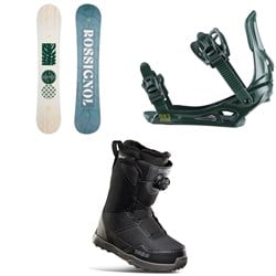 Rossignol Soulside Snowboard ​+ Soulside Snowboard Bindings ​+ thirtytwo Shifty Boa Snowboard Boots - Women's 2023