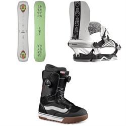 Bataleon Disaster Snowboard ​+ Blaster Asymwrap LTD Snowboard Bindings ​+ Vans Aura Pro Snowboard Boots 2023