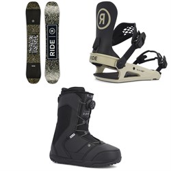 Ride Manic Snowboard ​+ C-2 Snowboard Bindings ​+ Rook Snowboard Boots 2023
