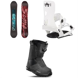 Sims The Day - Ocean Snowboard 2021 ​+ Rome Crux SE Snowboard Bindings  ​+ thirtytwo Shifty Boa Snowboard Boots
