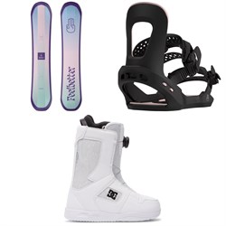 Bataleon Feelbetter Snowboard ​+ Spirit Snowboard Bindings ​+ DC Phase Boa Snowboard Boots - Women's 2023