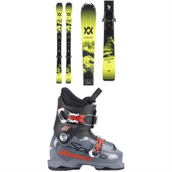 Völkl Deacon Junior Skis ​+ 4.5 vMotion Jr Bindings ​+ Nordica Speedmachine J 2 Ski Boots - Kids' 2023
