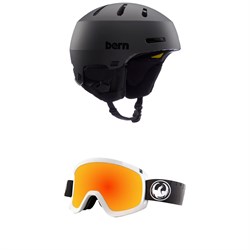 Bern Macon 2.0 MIPS Helmet ​+ Dragon x evo D1 OTG Goggles