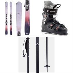 Rossignol Rallybird 90 Pro Skis ​+ Xpress 10W GW Bindings ​+ Kelia 50 Ski Boots - Women's ​+ evo Merge Ski Poles 2023