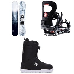 Lib Tech Cold Brew C2 Snowboard ​+ Bent Metal Joint Snowboard Bindings ​+ DC Phase Boa Snowboard Boots 2023