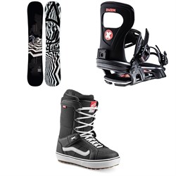 Lib Tech Box Scratcher BTX Snowboard ​+ Bent Metal Joint Snowboard Bindings ​+ Vans Hi Standard OG Snowboard Boots 2023