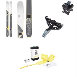 WNDR Alpine Vital 100 Reverse Camber Skis ​+ Black Diamond Helio 200 LT Alpine Touring Bindings ​+ Pomoca Climb 2.0 Climbing Skins 2022