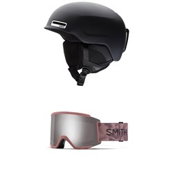 Smith Maze Round Contour Fit Helmet ​+ Squad XL Low Bridge Fit Goggles