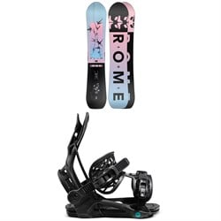 Rome Muse Snowboard ​+ Flow Mayon Snowboard Bindings - Women's 2023