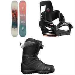 Rome Royal Snowboard ​+ Nidecker Muon-W Snowboard Bindings ​+ Nidecker Maya Snowboard Boots - Women's 2023
