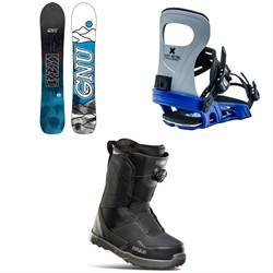 GNU Antigravity C3 Snowboard ​+ Bent Metal Joint Snowboard Bindings ​+ thirtytwo Shifty Boa Snowboard Boots 2023