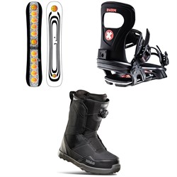 GNU Essential Service C2 Snowboard ​+ Bent Metal Joint Snowboard Bindings ​+ thirtytwo Shifty Boa Snowboard Boots 2023