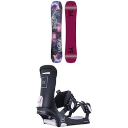 Yes. Rival Snowboard ​+ Fix January Snowboard Bindings - Women's 2023