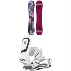 Yes. Rival Snowboard ​+ Union Ultra Snowboard Bindings - Women's